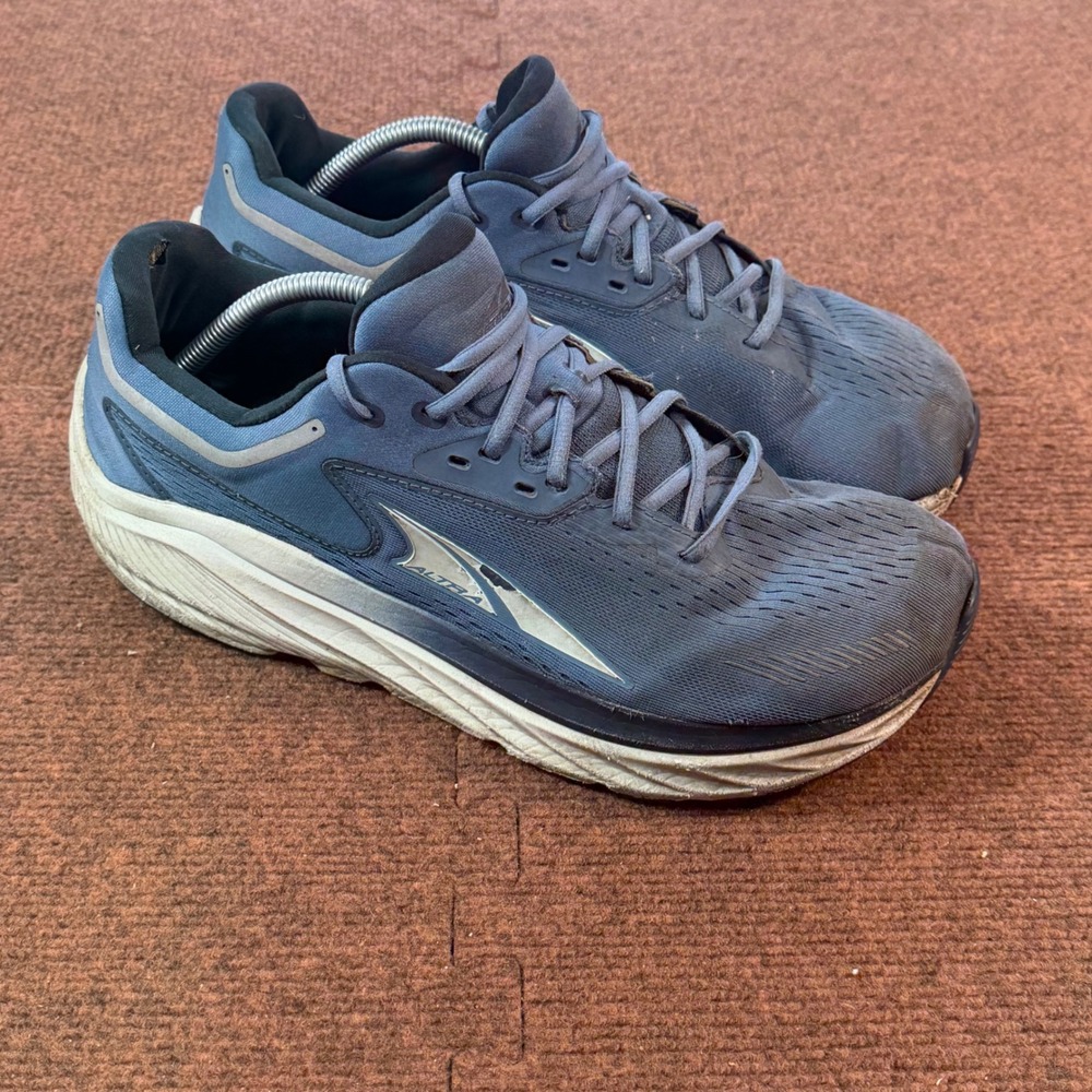 C+ Altra Paradigm 7 Mens Running Shoes Blue Silver Size 12 AL0A82BW419 Stability